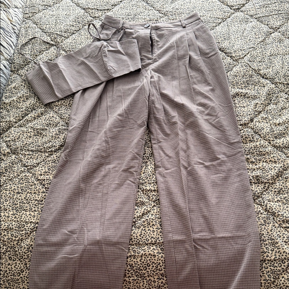 House of Harlow 1960 Plaid Trousers